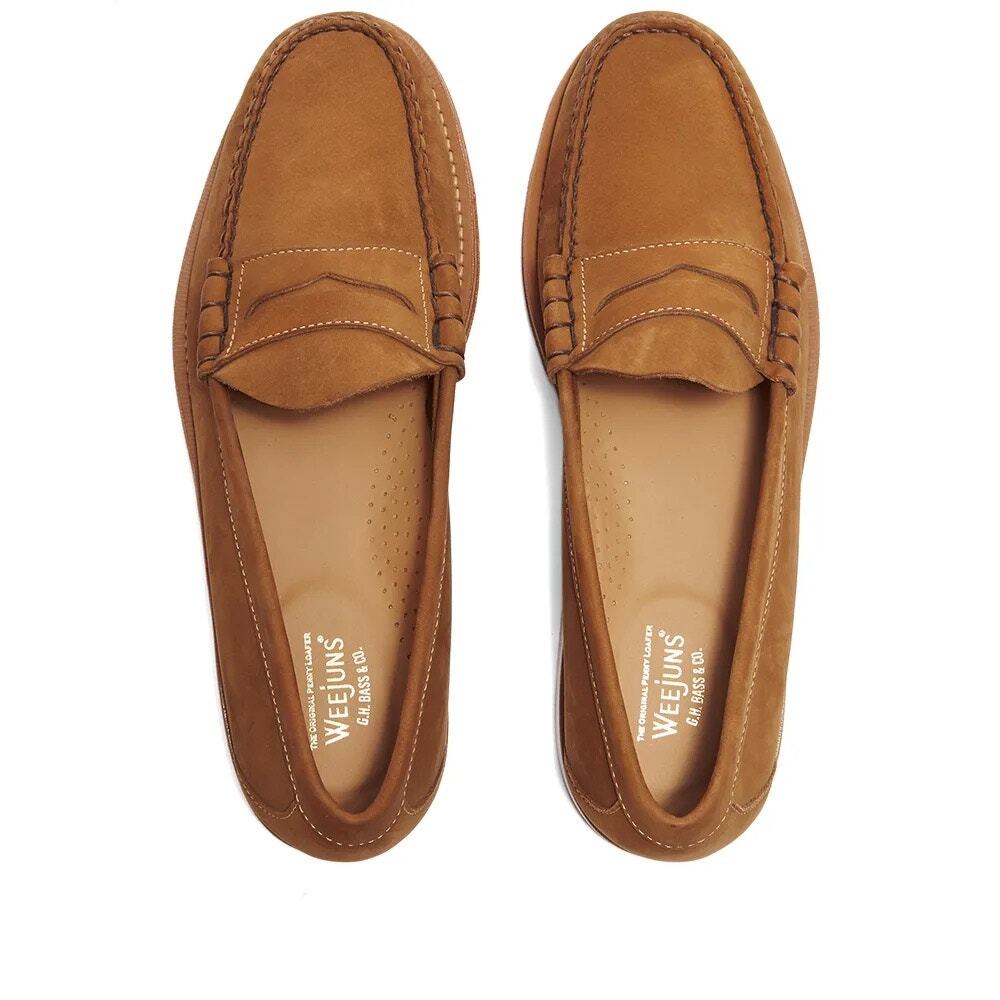 G.H. Bass Dylan Driver Tan Leather Moc Loafers Slip-On Comfort Shoes Size 6